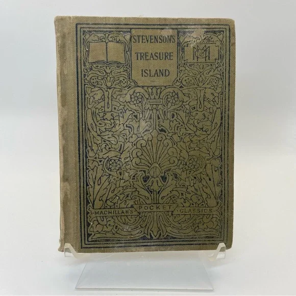 2/$30 | Antique 1915 Hardcover novel Treasure Island - Picture 2 of 15
